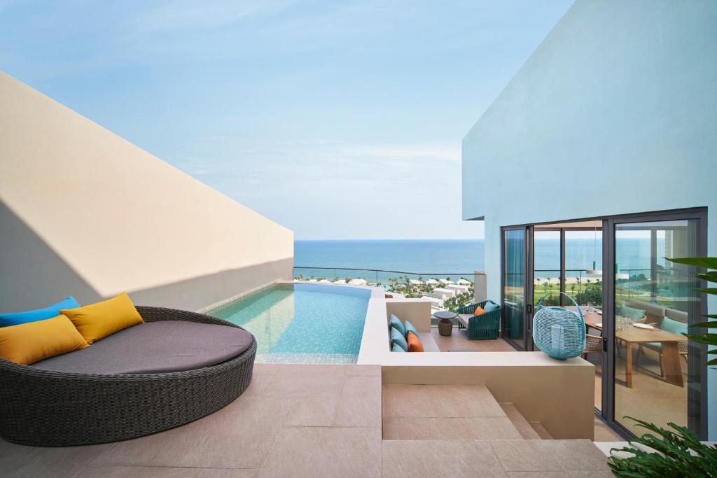 Penthouse Skypool 2 Phòng Ngủ Nhìn Ra Biển