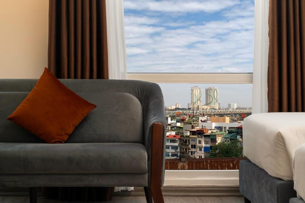 Phòng Deluxe 3 Người Nhìn ra Thành phố