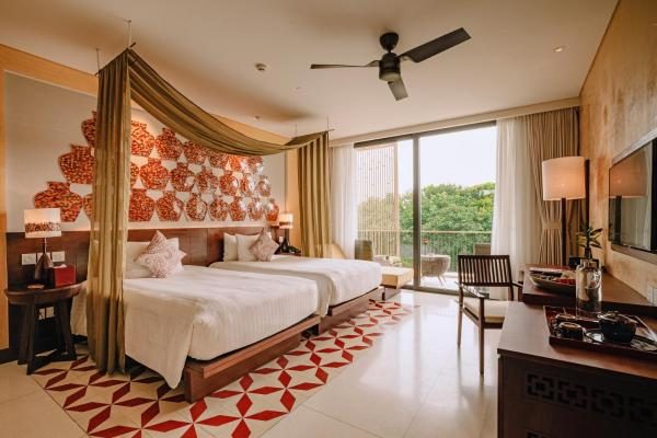 Phòng Deluxe Giường Đôi/2 Giường Đơn Nhìn Ra Vườn