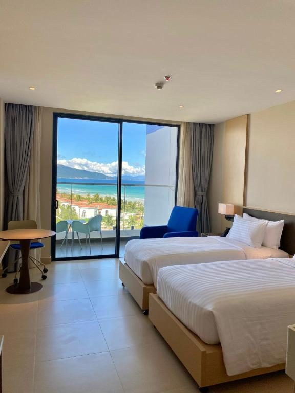 Phòng Deluxe 2 Giường Đơn Nhìn Ra Biển