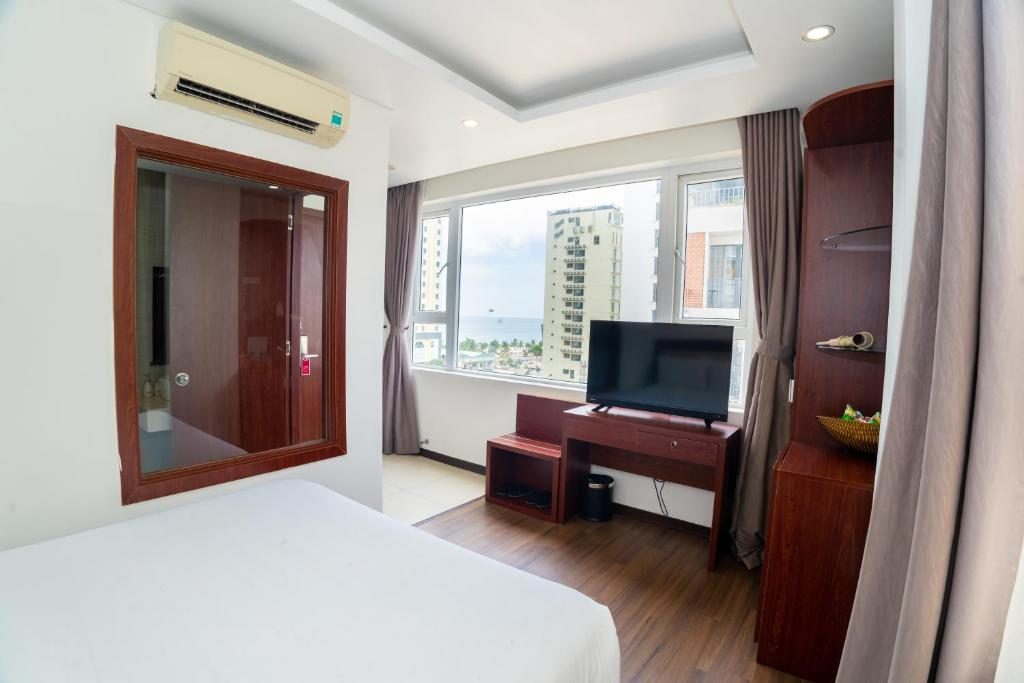 Phòng Deluxe Giường Đôi Có Vòi Sen