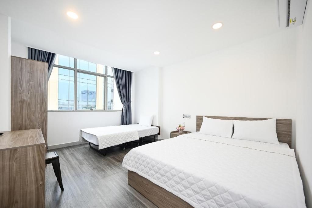 Phòng Deluxe 3 Người Nhìn ra Thành phố