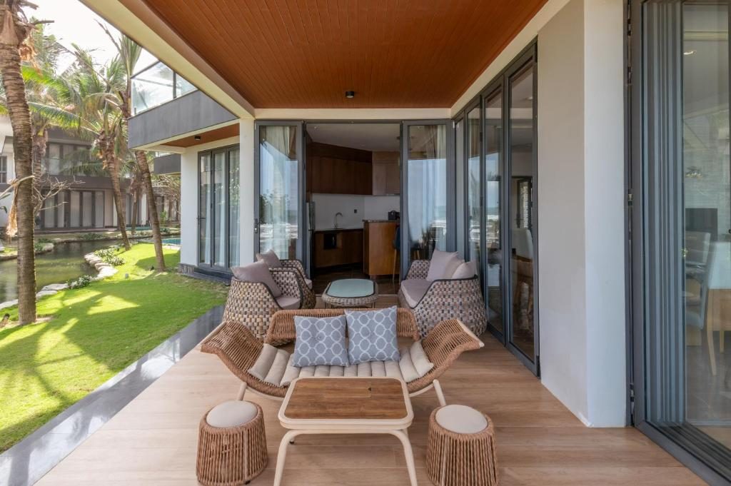 Beachfront Four-Bedroom Villa with Private Pool