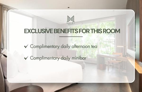 Phòng Deluxe Giường Đôi Nhìn Ra Biển Có Bồn Tắm – Bao Gồm Trà Chiều Hằng Ngày