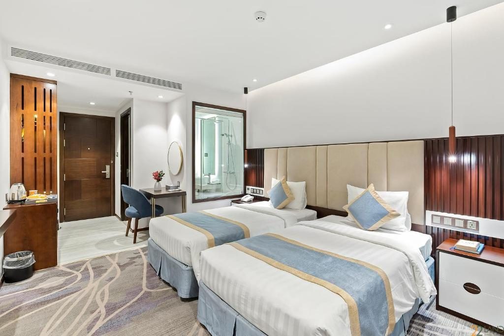 Phòng Deluxe 2 Giường Đơn Không Có Cửa Sổ