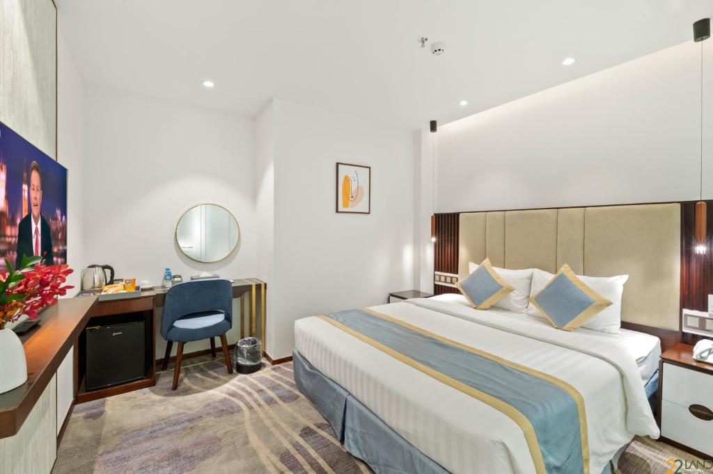 Phòng Deluxe Giường Đôi Không Có Cửa Sổ