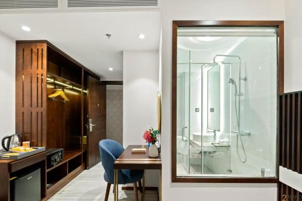 Phòng Deluxe 2 Giường Đơn Không Có Cửa Sổ