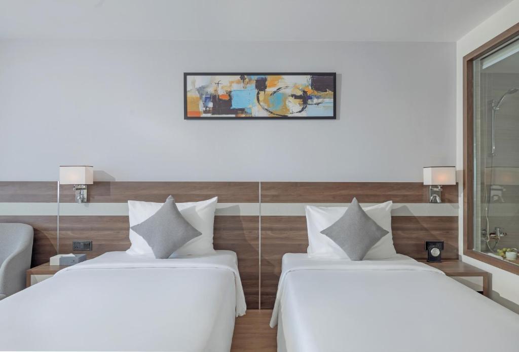 Phòng Deluxe 2 Giường Đơn Nhìn Ra Biển