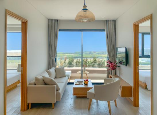 Three-Bedroom Apartment Partial Ocean View with Balcony