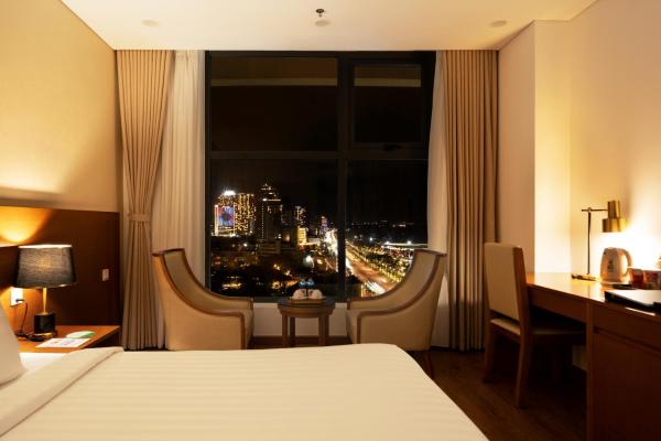 Phòng Deluxe 2 Giường Đơn Nhìn ra Một góc Biển