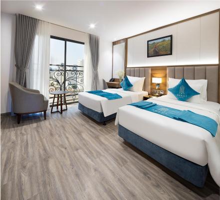 Phòng Deluxe 2 Giường Đơn Nhìn Ra Biển