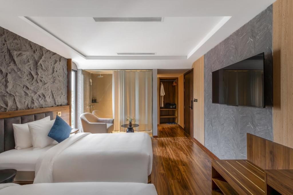 Phòng Premier 2 Giường Đơn Nhìn Ra Thành Phố
