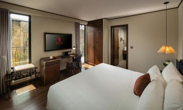Phòng Premium Giường Đôi Có Ban Công