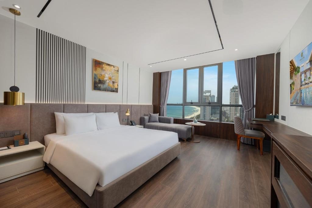 Phòng Deluxe Đôi Nhìn ra 1 Góc Biển