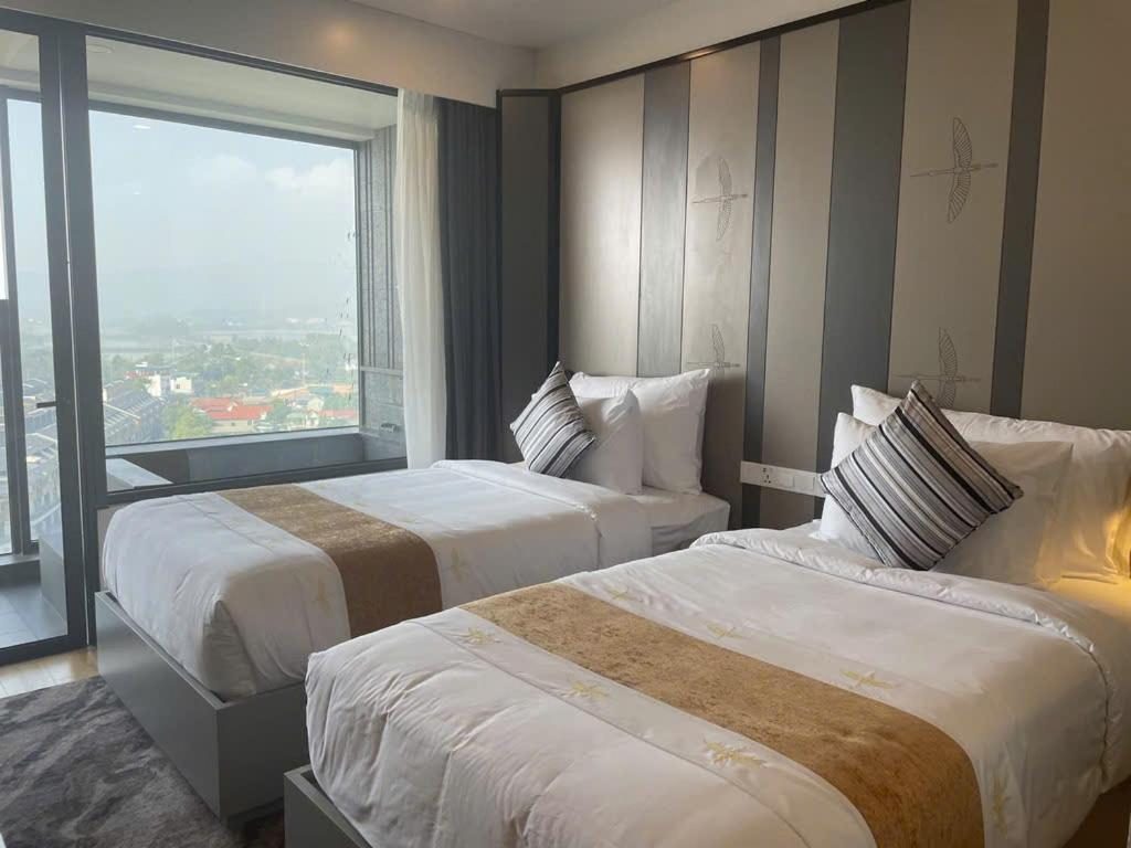 Phòng 2 Giường Đơn Nhìn Ra Hồ.