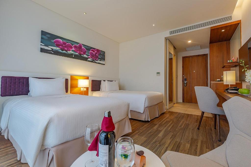 Phòng Deluxe 2 Giường Đơn Nhìn Ra Sông