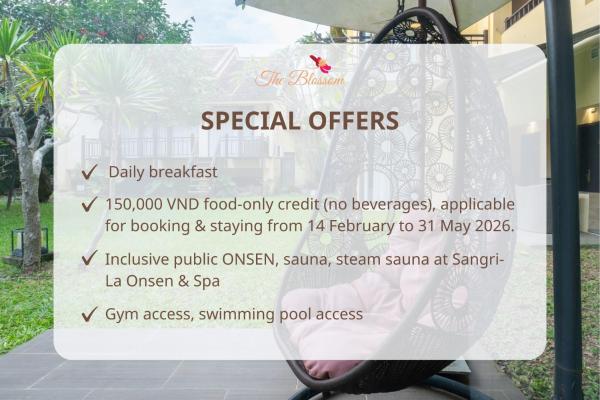 Phòng Deluxe Có Giường Cỡ King Nhìn Ra Vườn – Bao Gồm Tắm Onsen