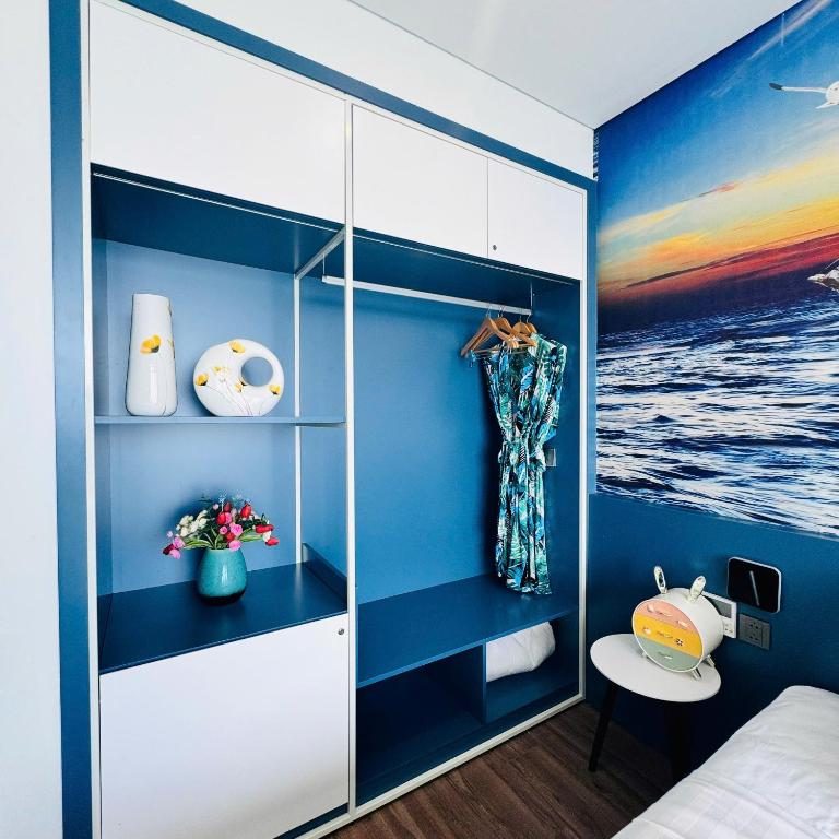 Phòng Deluxe Giường Đôi Với Ban Công và Tầm Nhìn Ra Biển