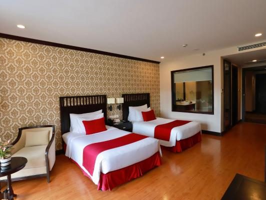 Phòng Deluxe 2 Giường Đơn Nhìn Ra Núi
