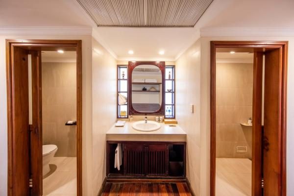 Phòng Deluxe 2 Giường đơn Nhìn ra Một phần Cảnh biển