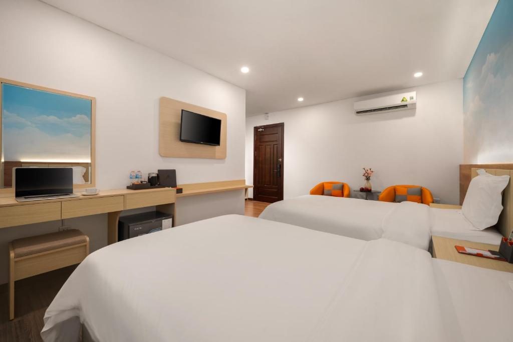 Phòng 2 Giường Đơn Có Bồn Tắm