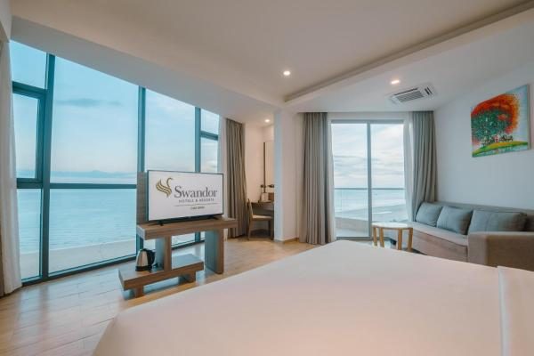 Phòng Deluxe Giường Đôi Nhìn Ra Biển Từ Phía Bên Cạnh