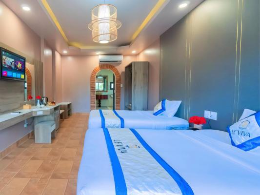 Phòng Deluxe 2 Giường Đơn Nhìn Ra Vườn