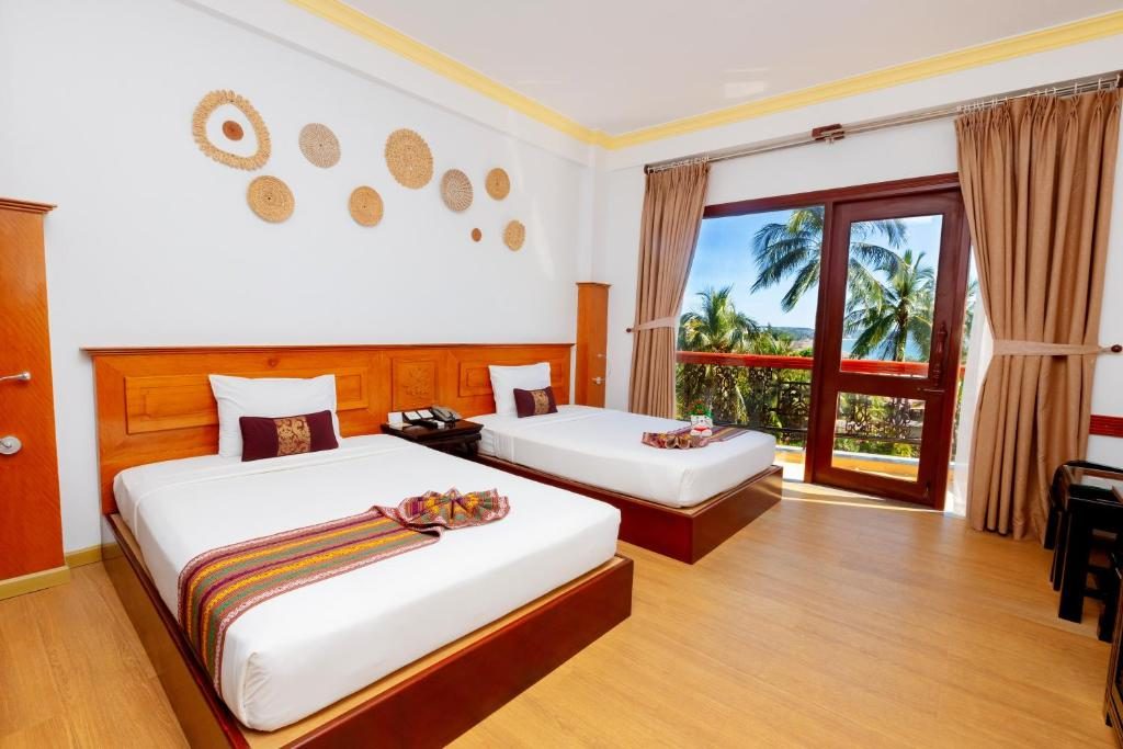 Phòng Deluxe Giường Đôi/2 Giường Đơn Nhìn Ra Biển