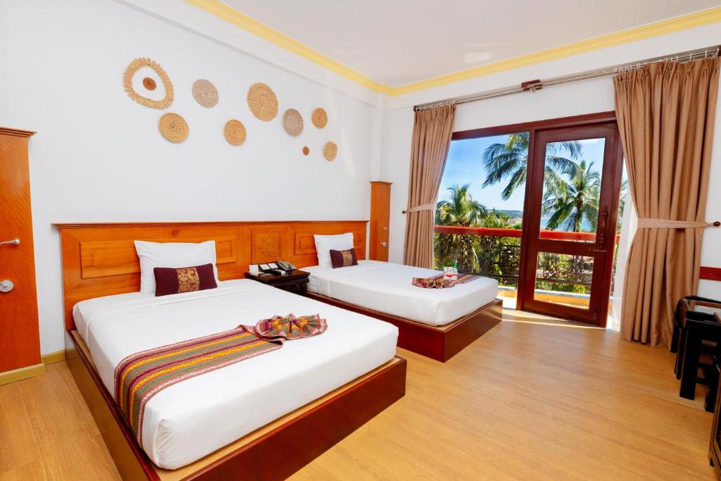 Phòng Deluxe Giường Đôi/2 Giường Đơn Nhìn Ra Biển
