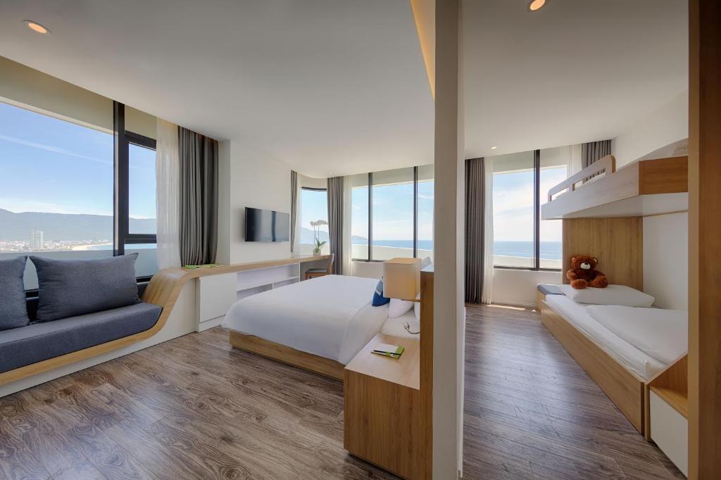 Suite Gia Đình Executive Nhìn Ra Biển