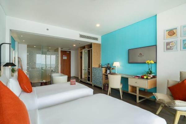 Phòng Premium Nhìn ra Thành phố có 2 Giường Đơn