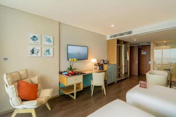 Phòng Premium Nhìn ra Thành phố có 2 Giường Đơn