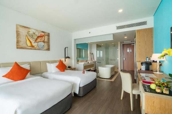 Phòng Premium Nhìn ra Thành phố có 2 Giường Đơn