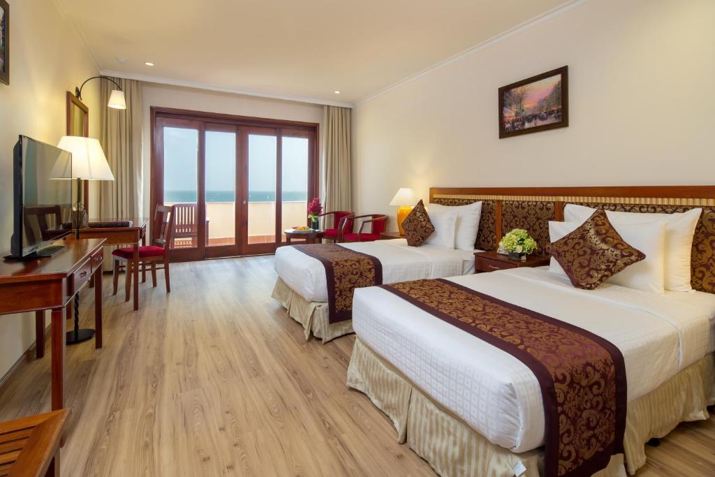 Phòng Deluxe 2 Giường Đơn Hướng Biển
