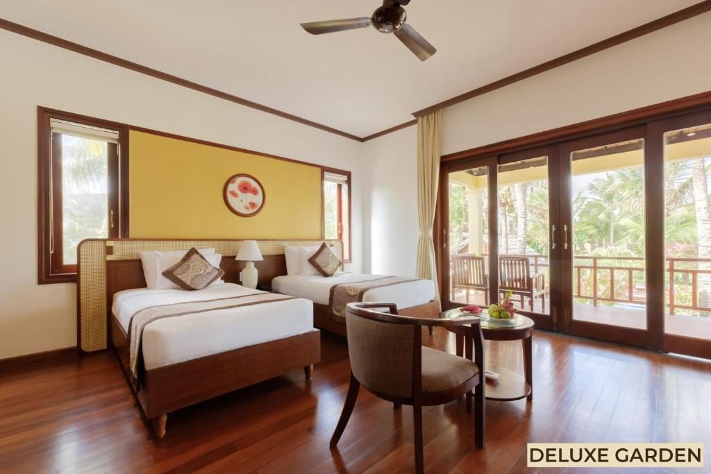 Phòng Deluxe 2 Giường Đơn Có Hồ Bơi