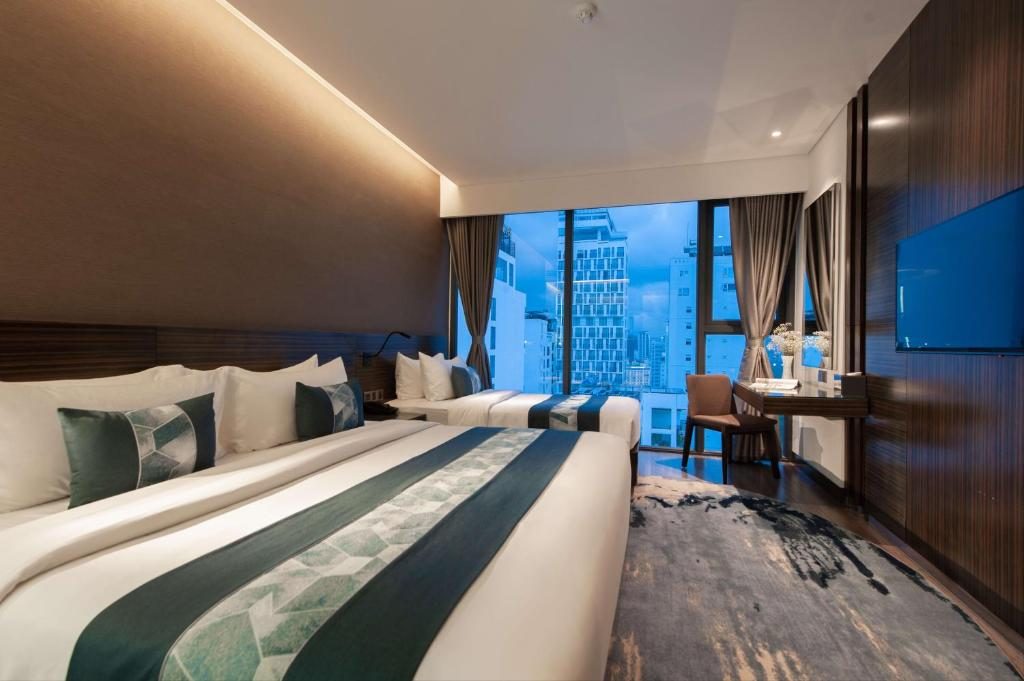 Suite Gia Đình Có Tầm Nhìn Ra Biển Và Ban Công