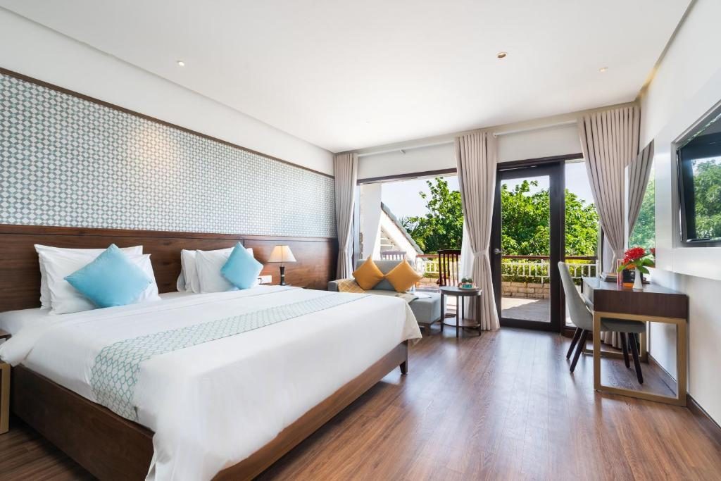 Phòng Deluxe Giường Đôi Nhìn Ra Biển