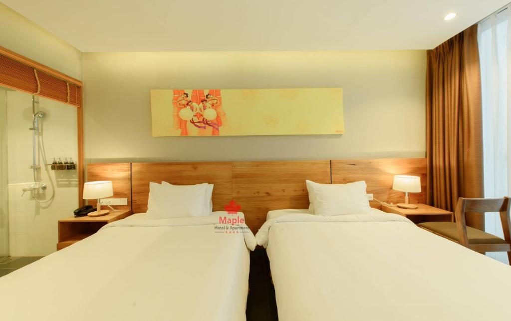 Phòng Senior Deluxe 2 Giường đơn với Ban công
