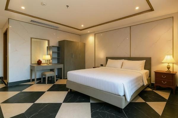 Phòng Deluxe Giường Đôi Nhìn Ra Thành Phố