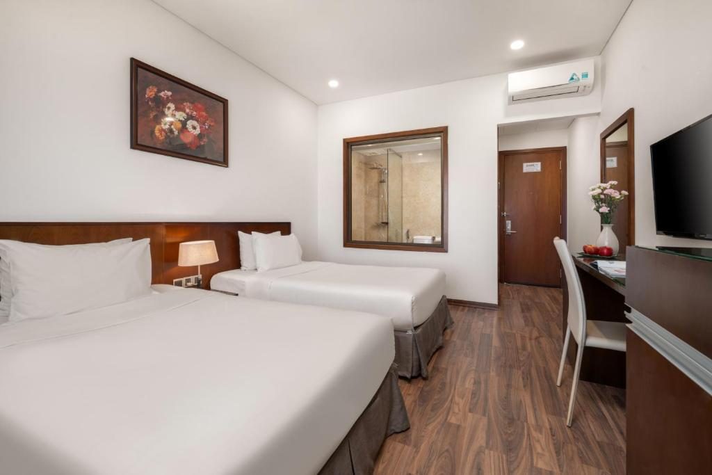 Phòng Deluxe 2 Giường Đơn Nhìn Ra Sông