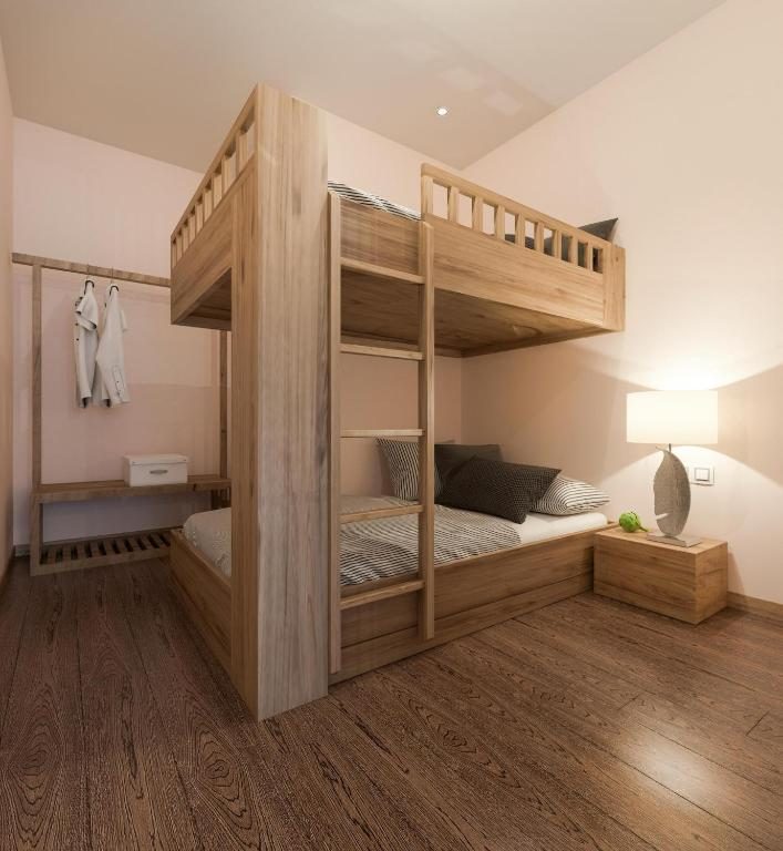 Family Bungalow with Bunk Bed and Garden View