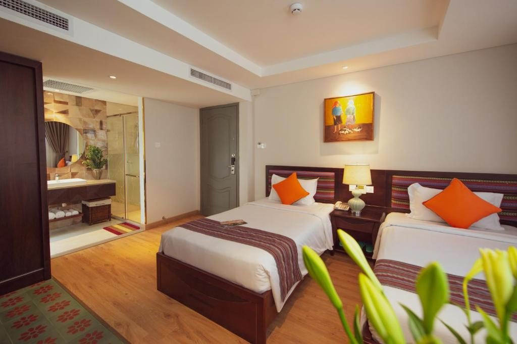 Phòng Executive 2 Giường Đơn Nhìn Ra Thành Phố + Trà Chiều Trên Sân Thượng