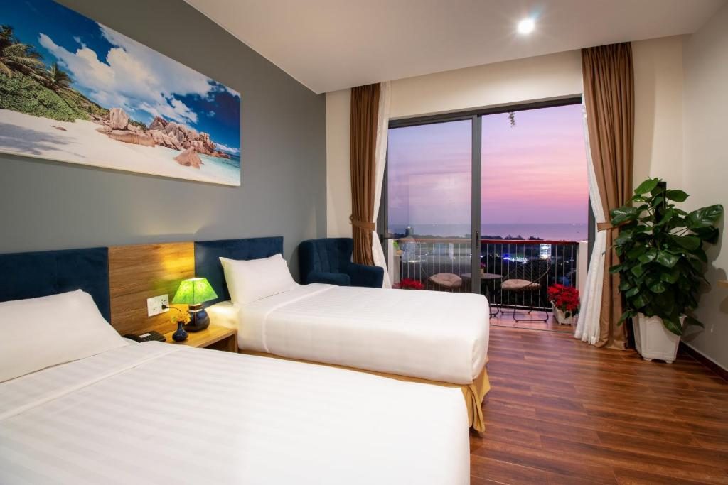 Phòng Deluxe 2 Giường Đơn Nhìn Ra Biển