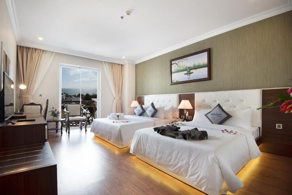 Phòng Deluxe 2 Giường Đơn Nhìn ra Biển