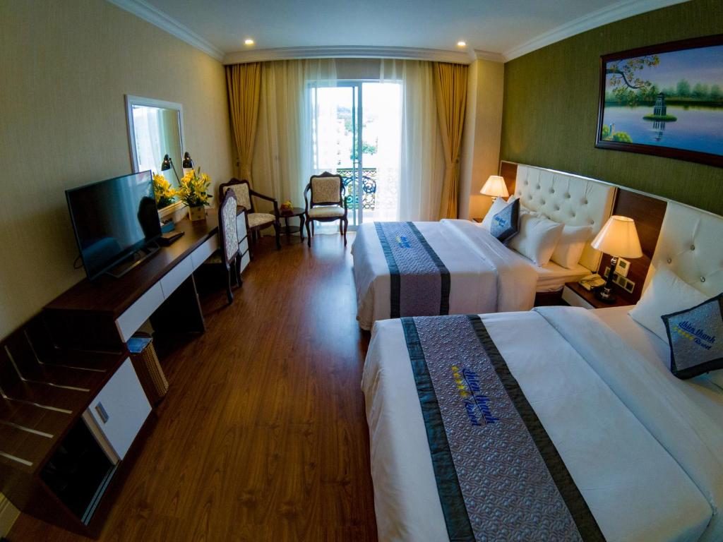 Phòng Deluxe 2 Giường đơn Nhìn ra Thành phố