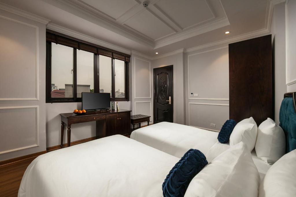 Phòng Deluxe Giường Đôi/2 Giường Đơn Nhìn Ra Thành Phố