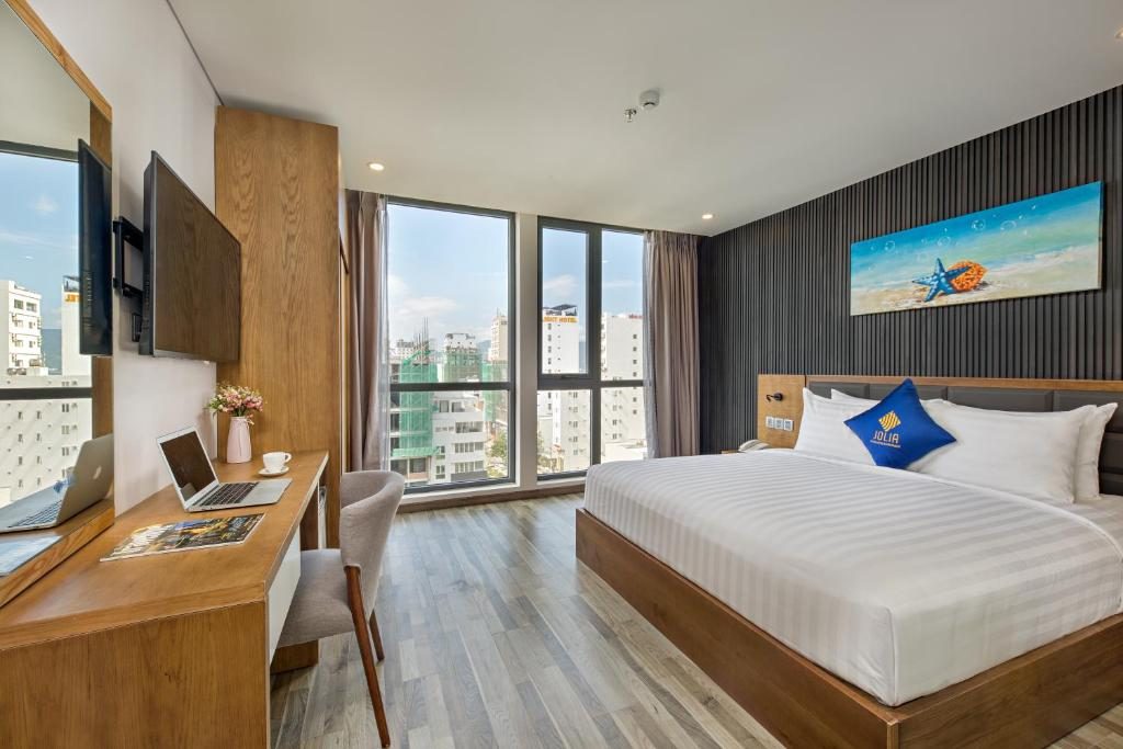 Phòng Deluxe Có Giường Cỡ King Nhìn Ra Thành Phố