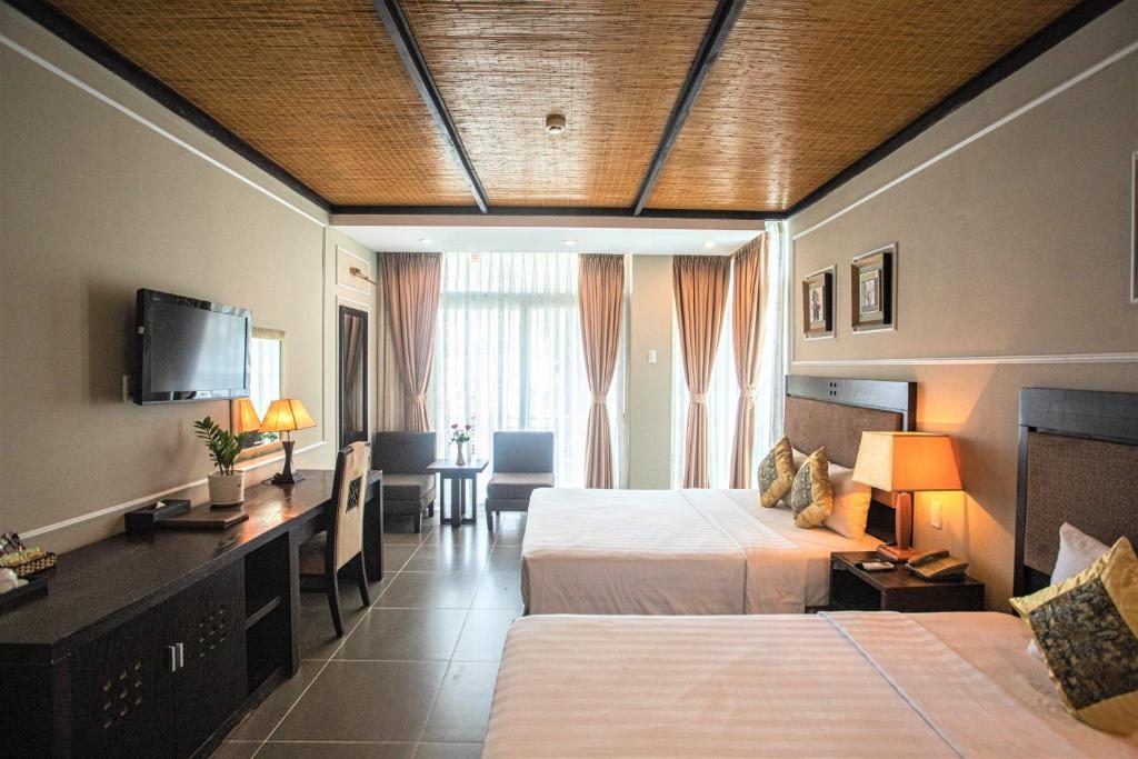 Phòng Deluxe Premium 2 Giường đơn nhìn ra Biển