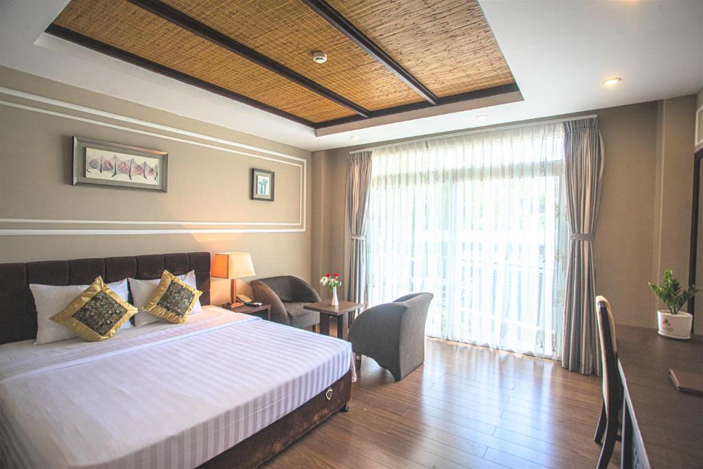 Phòng Superior Giường Đôi Nhìn Ra Vườn