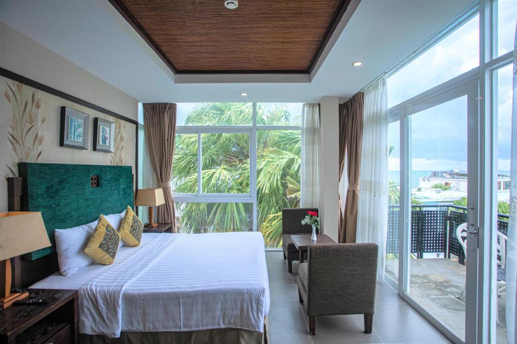 Phòng Premium Deluxe Giường đôi Nhìn ra Biển